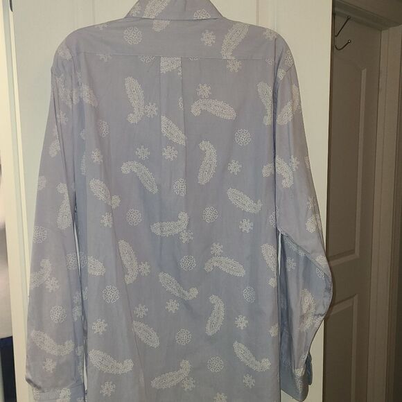 Cremieux Men's Paisley Cotton Button Down Shirt - Picture 10 of 13